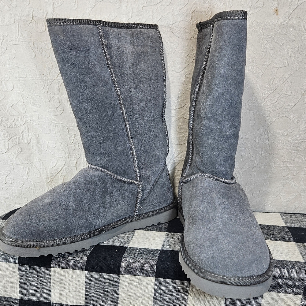 SilverDew Womens Gloria-02 Real Suede Boots
